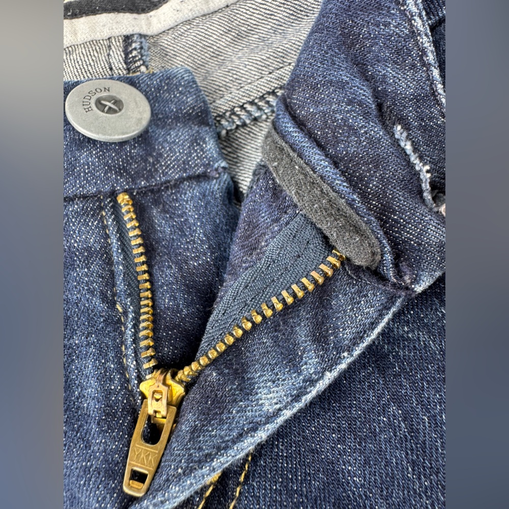 Hudson Jeans Straight Leg Denim in Dark Blue - Picture 6 of 10